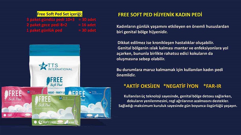 Free Soft Pad Hijyenik Kadın Bağı